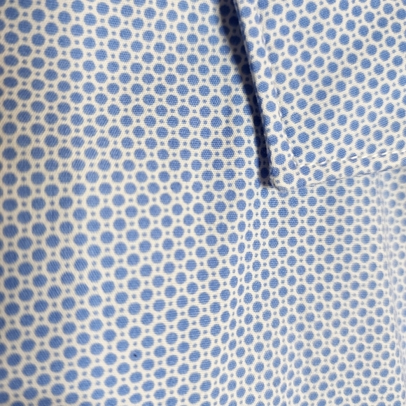 NWT Denim & Flower blue/white short sleeve button down shirt. Men's size XL - Picture 15 of 15